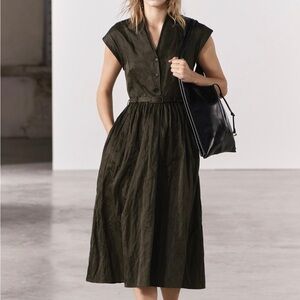 Zara BELTED SHIRTDRESS ZW COLLECTION